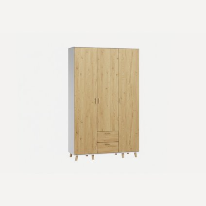 Распашной шкаф Пронто-3-170-50-230 Дуб золотистый уценка