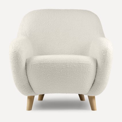 Кресло Ансил Bucle Milk