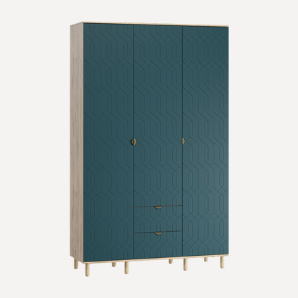 Распашной шкаф Теджонс-3 Deco Aquamarine