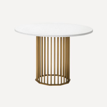 Кухонный стол Винтер 110 Белый/Золотистый