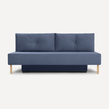 Диван прямой Берг Velvet Navy Blue