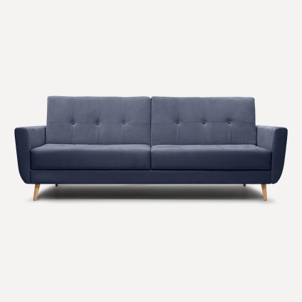 Диван прямой Лайтси Velvet Navy Blue