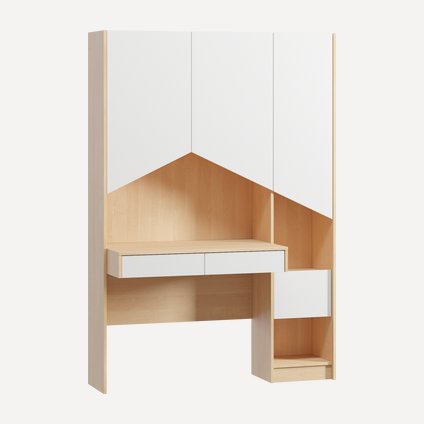 Письменный стол Пенни-2 Plywood White