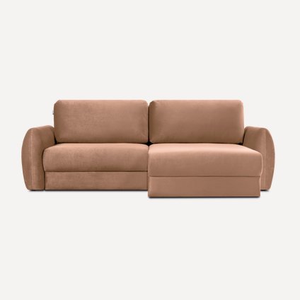 Диван угловой Биани-1 Barhat Caramel