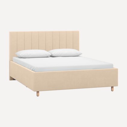 Кровать Адель 180 Velvet Light