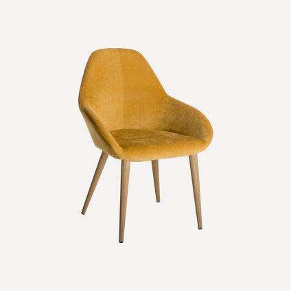 Стул Кент-1 Velvet Yellow