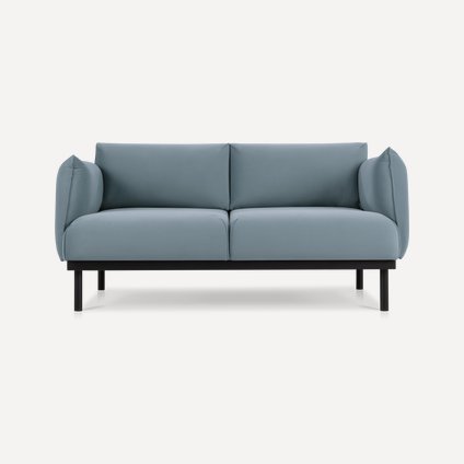 Диван прямой Сорен Велюр Серо-голубой