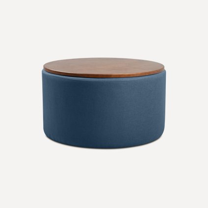 Пуф Арис-2 Textile Blue