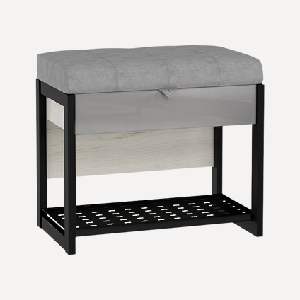 Банкетка Техно Дуб Крафт Белый