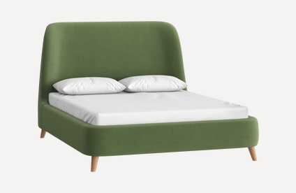 Кровать Молсон 160 Velvet Olive