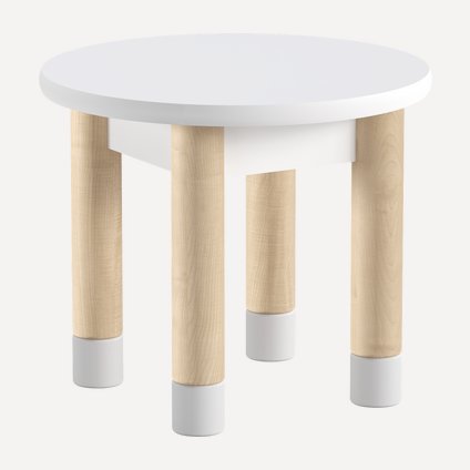 Стул детский Плампи White