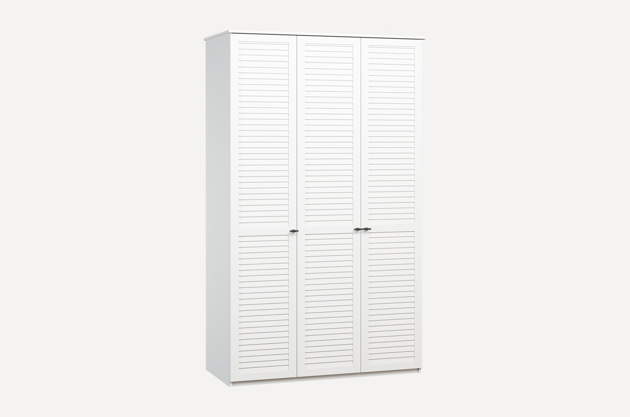 Распашной шкаф Монмарт-3-150-50-220 Белый - фото 1 Распашной шкаф Монмарт-3-150-50-220 Белый - фото 1