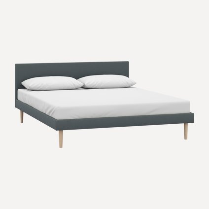 Кровать Гама 160 Velvet Grafit