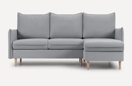 Диван угловой Слипсон Velvet Silver распродажа