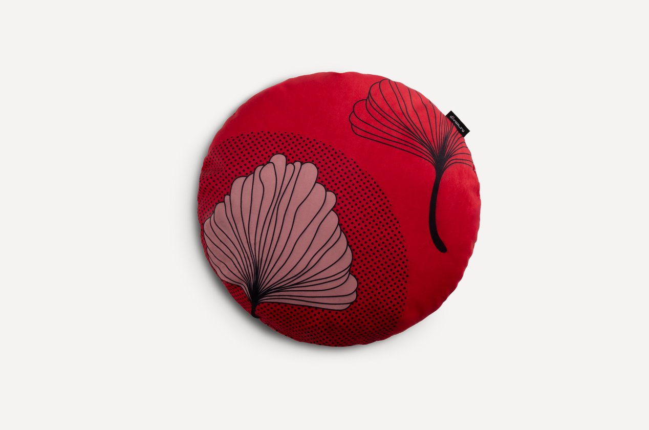 Подушка Рейн Ваби Red - фото 1