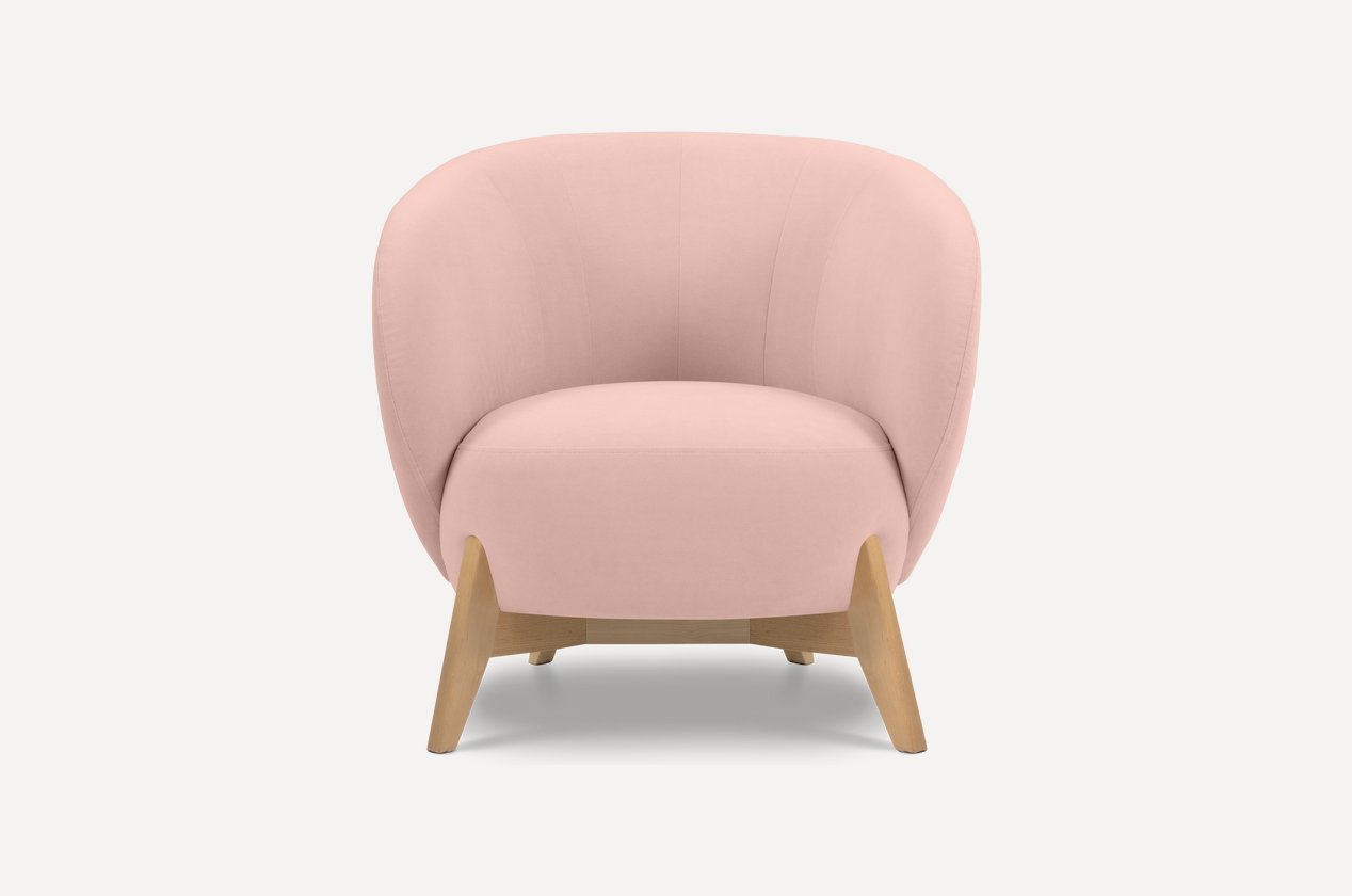 Кресло Тилар Velvet Pink - фото 1