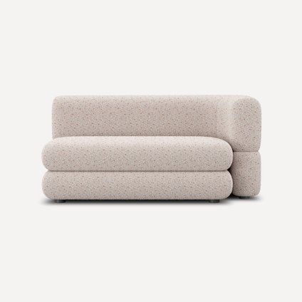 Диван прямой Брера-7 Букле Кремовый