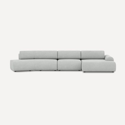Диван модульный Маиль-4 Textile Silver