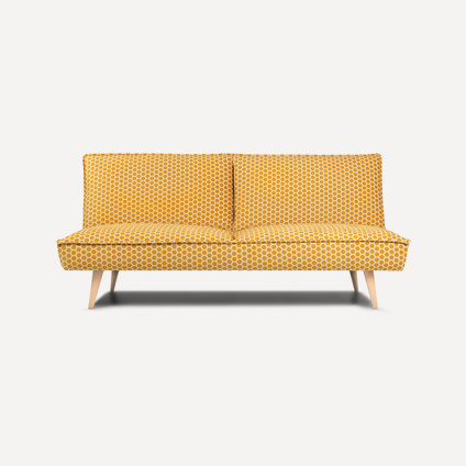 Диван прямой Поли Honey Yellow