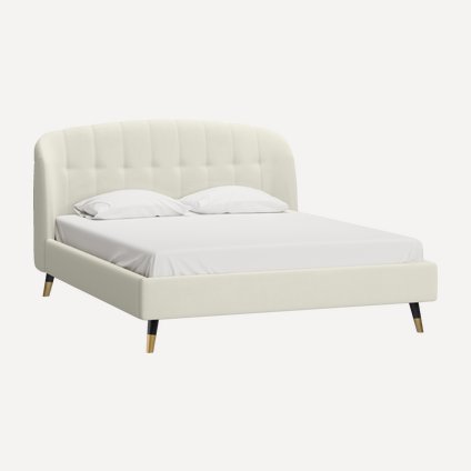 Кровать Льери 140 Velvet Milk