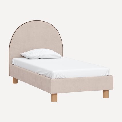 Кровать Лора 90 Velvet Beige