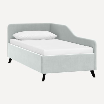 Кровать Лория 90 Velvet Silver