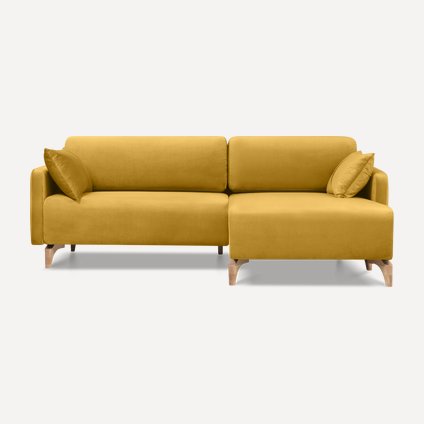 Диван угловой Льери Barhat Gold