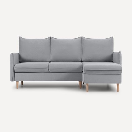 Диван угловой Слипсон Velvet Silver