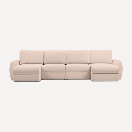 Диван модульный Полан-5 Velvet Caramel