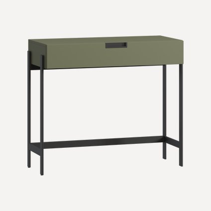 Консоль Лигес 93x40 Оливковый/Черный