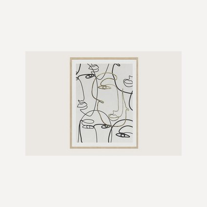 Картина Графика Лица 45x60