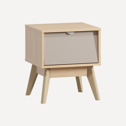 Тумба прикроватная Лесли 45x50 Береза/Латте