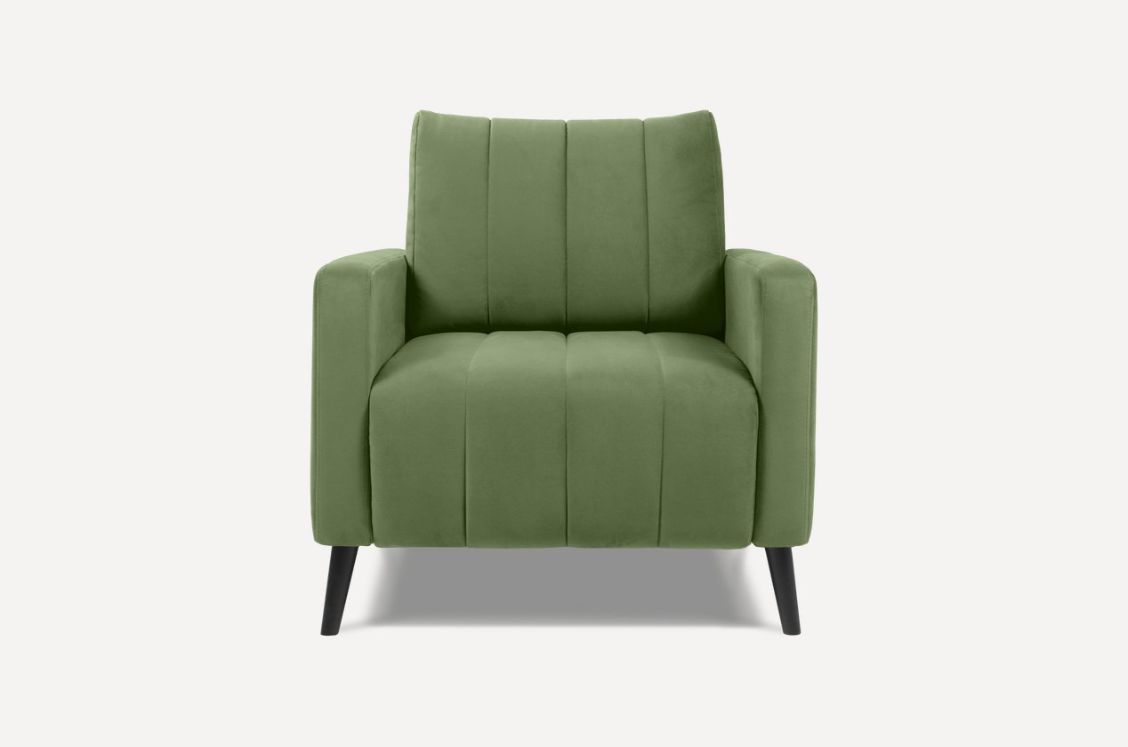 Кресло Маркфул Velvet Olive - фото 1