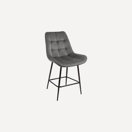 Стул полубарный Флекс-1 Velvet Grey