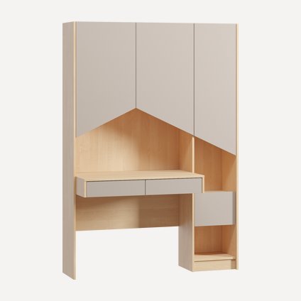 Письменный стол Пенни-2 Plywood Latte