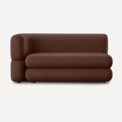 Диван прямой Brera-6 Velour Cinnamon