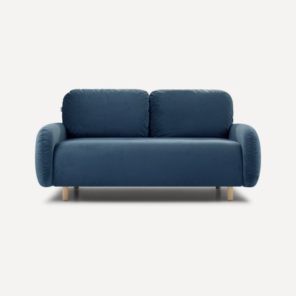 Диван прямой Массе-М Мини Велюр Синий