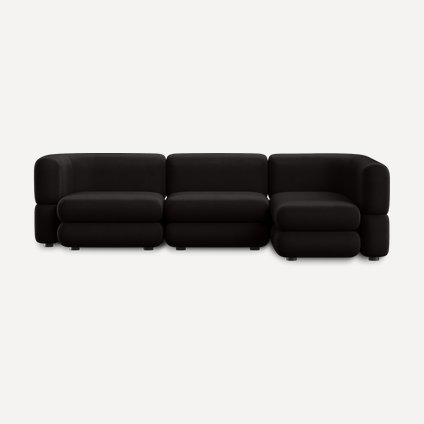 Диван модульный Brera-7 Velour Black