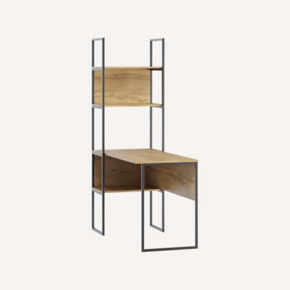 Письменный стол Маранг-21 61x125 Дуб Золотистый/Черный