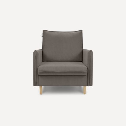 Кресло-кровать Слипсон Мини Вельвет Серый