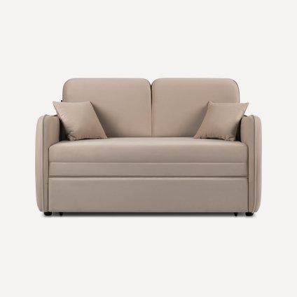 Диван прямой Кейсес 140 Velvet Coffe