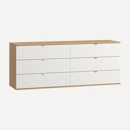 Комод Монблан-4 Angle Milk Oak