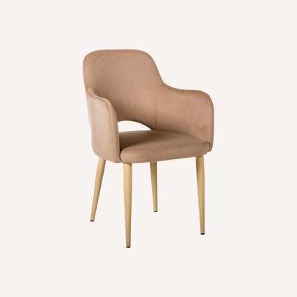 Стул Лэджер Arm-1 Velvet Beige