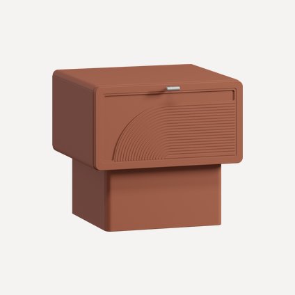 Тумба прикроватная Монсон 1.2-45 Терракотовый