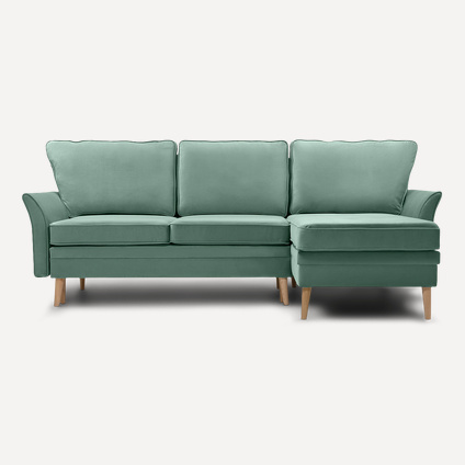 Диван угловой Верона Barhat Mint