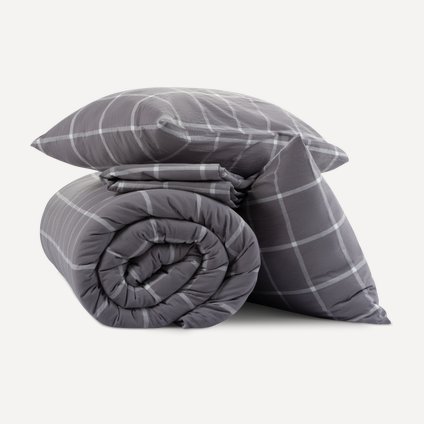 Комплект постельного белья Лейк евро Grafit