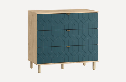 Комод Теджонс-3 Deco Aquamarine