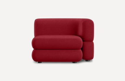 Кресло Brera-10 Velour Cherry