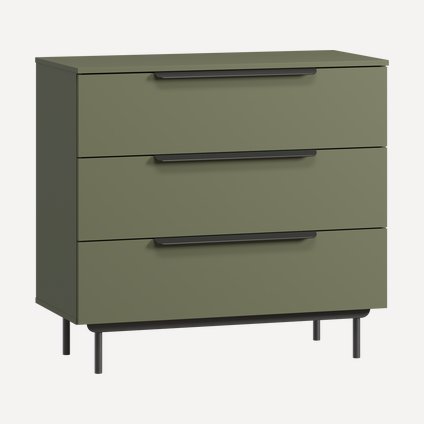 Комод Квелен 96x89 Оливковый