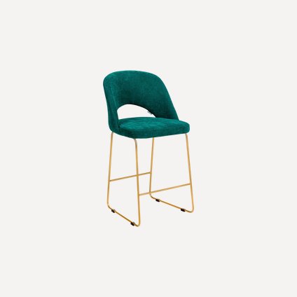 Стул полубарный Ларс-5 Velvet Emerald